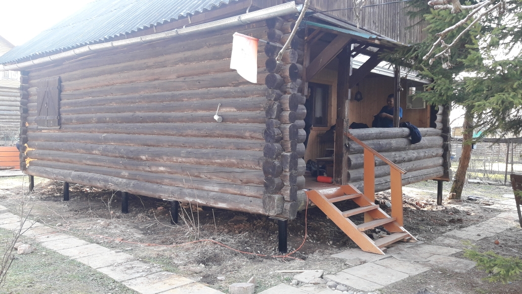 после ремонта фундамента